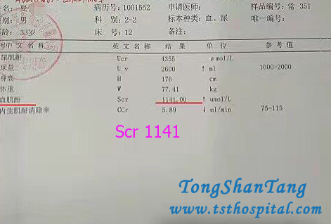 Unique Chinese Medicine for Uremia Patient